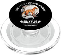 Only Fox God Knows. Nana korobi ya oki. Fall Seven Times PopSockets PopGrip for MagSafe