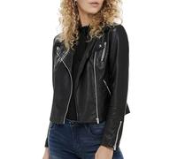 Only Leather jacket ONLGEMMA in Black UK 14