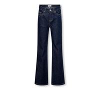 ONLY Girl Flared Fit Jeans KOGJUICY High Waist Flared Jeans, Dark denim blue, 11 Years