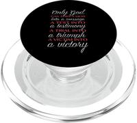 Only God Can Save You Only Jesus Can Redeem You Mat 19 26 PopSockets PopGrip for MagSafe