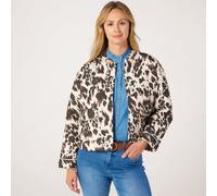 Only Hallie Quilted Jacket BIRCH ABSTRACT EXTRA SMALL