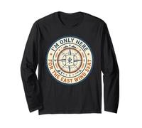 Only Here for The East Wind Seat Mahjong Long Sleeve T-Shirt