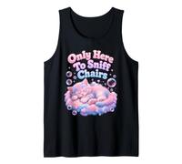 Only Here to Sniff Chairs Dreamy Cloud Kitten Tank Top