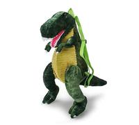ONLY-HOT Kids 3D Dinosaur Backpack Toddler Preschool Backpack for Children Plush Cuddly Toy Kindergarten Nursery Zoo Shoulder Bag for Water Bottle, Snacks, Toys Birthday Xmas Gifts for Boys Girls