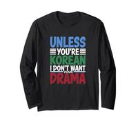 Only Idol Drama Allowed Kpop Vibe Long Sleeve T-Shirt