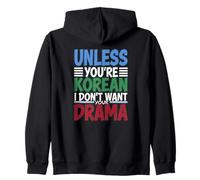 Only Idol Drama Allowed Kpop Vibe Zip Hoodie