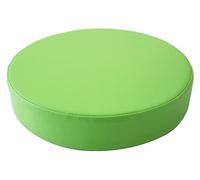 (Only includes the seat cushion no other items) Breathable Leather Cushion - Round Dining Chair Pad for Kitchen - High Stool Seat Cushion - Bar Chair Cushion (Color: Green Size: 45x45x5cm)