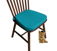 (Only includes the seat cushion no other items) Comfortable Kitchen Chair Cushions with Straps - Non-Slip Washable Seat Pads for Dining Room Garden and Trapezoidal Chairs (#5 43X42X3cm)