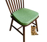 (Only includes the seat cushion no other items) Comfortable Kitchen Chair Cushions with Straps - Non-Slip Washable Trapezoid Design Perfect for Dining and Garden Chairs (#14 40x38x3cm)