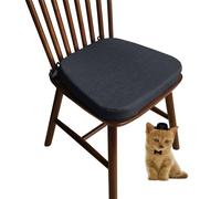 (Only includes the seat cushion no other items) Comfortable Kitchen Chair Cushions with Straps Non-Slip Washable Trapezoid Seat Pads for Dining Chairs 43x42x3cm Perfect for Garden and Home Use.