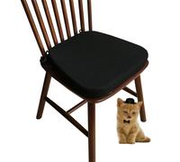 (Only includes the seat cushion no other items)Comfortable Kitchen Chair Cushions with Straps Washable Non-Slip Seat Pads for Dining Chairs Trapezoidal Design 43x42x3cm Perfect for Home and Garden Use