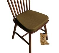 (Only includes the seat cushion no other items) Comfortable Kitchen Chair Cushions with Straps Washable Non-Slip Seat Cushions for Trapezoidal Garden Chairs 40x38x5cm (#11)