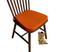 (Only includes the seat cushion no other items)Comfortable Kitchen Chair Cushions with Straps - Washable Non-Slip Seat Pads for Dining Chairs - Trapezoid Design 40x38x3cm Perfect for Garden & Home Use