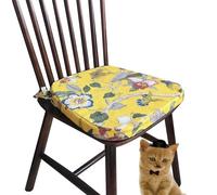 (Only includes the seat cushion no other items) Comfortable Kitchen Chair Cushions with Straps Washable Non-Slip Seat Cushions Trapezoid Design for Dining Chairs and Garden (#25 43X40X5cm)