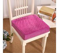 (Only includes the seat cushion no other items) Large Firm Lift Cushion for Seniors - 10cm Thick Soft Cotton Post-Operative Support Pillow - Square 40cm Boost Seat for Armchair