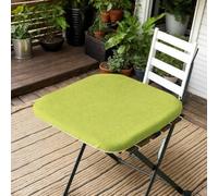 (Only includes the seat cushion no other items) Memory Foam Square Chair Cushions with Zipper Non-Slip Velvet Dining & Garden Seat Pads 45x45cm Comfortable & Stylish Pack of 1