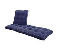(Only includes the seat cushion no other items) Outdoor Thick Cushions for Benches & Swing Chairs Soft Velvet Seat Pads with Handle Navy Blue 55x65cm 10cm Thick Perfect for Home Garden and Windows.