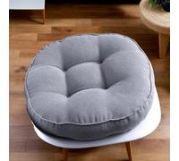 (Only includes the seat cushion no other items) Round Dining Chair Cushions 40cm Thick Seat Pads for Kitchen & Patio Set of 6 Comfortable and Stylish Cushions for Office & Garden Use Polyester Fill