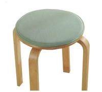 (Only includes the seat cushion no other items) Round Stool Cushions 30cm (11.8in) - 1 Pack Non-Slip Dining Chair Pads with Ties Seat Cushions for Comfort and Style (Green)