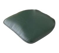 (Only includes the seat cushion no other items) Waterproof Dark Green Leather Chair Cushion for Kitchen & Dining Room Non-Slip Easy to Clean Available in 1/2/4 Packs - Perfect for Horseshoe Chairs