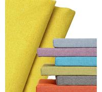 (Only includes the seat cushion no other items) Yellow Linen Cushion Cover Replacement for Outdoor & Indoor Bench 180x50x5cm Zippered Seat Pad Cover for Garden Furniture Stylish & Cushion Case