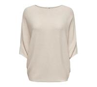 ONLY JdY Women's JDYNEW Behave BATSLEEVE PULLOV. KNT NOOS Sweater, Eggnog/Detail:Melange, M