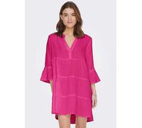 Only Jersey Tunic Mini Dress Fuchsia