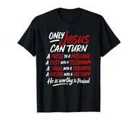 Only Jesus Can Turn Mess To Message Victim To Victory Best T-Shirt