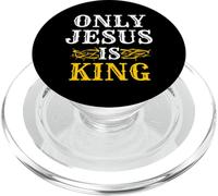 Only Jesus Is King Christian God Religious Believer PopSockets PopGrip for MagSafe