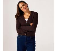 Only Katia Cable Button Detail Cardigan BEIGE EXTRA SMALL