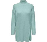 Only 'Katia' Longline Rib Knit Jumper Harbour Grey