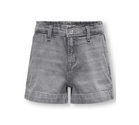 Only Kids Girls Comet Wide Leg Denim Shorts - Medium Grey Denim, Medium Grey Denim, Size Age: 8 Years Medium Grey Denim