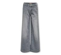 only carmakoma Girl's KOGCOMET Wide Leg DNM MAT624 NOOS Jeans, Medium Grey Denim, 140