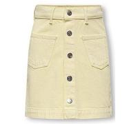 Only Kids Girls Denim Skirt, Yellow, Size Age: 12 Years Yellow