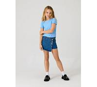 Only Kids Girls Denim Skort, Medium Blue Denim, Size Age: 7 Years Medium Blue Denim