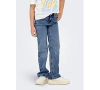 Only Kids Girls Juicy Wide Leg Jeans, Light Blue, Size Age: 10 Years Light Blue