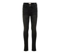 ONLY Kids Girl's Konblush Skinny Raw Jeans 1099 Jeans Not Applicable, Black (Black Denim Black Denim), 152
