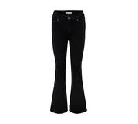 Only Kids Girls Royal Flare Jeans, Black, Size Age: 6 Years Black
