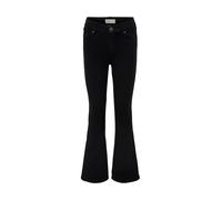 KIDS ONLY Girl's KOGROYAL Life REG Flared PIM600 NOOS Baggy Jeans, Black Denim, 134