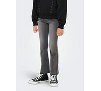 Only Kids Girls Royal Flare Jeans, Dark Grey, Size Age: 8 Years Dark Grey
