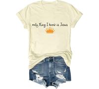 Only King I Know is Jesus Shirt Christian God Religious Shirts Only King I Know is Jesus T-Shirt Unisex