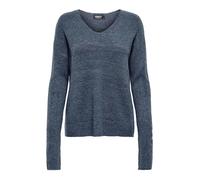 ONLY Women's Onlcamilla V-Neck L/S KNT Noos Pullover, Vintage Indigo, M