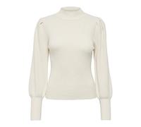 ONLY Women's Onlkatia L/S Highneck Cc KNT Pullover Sweater, Whitecap Gray, S