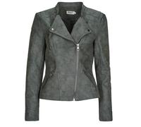 Only Leather jacket ONLAVA in Grey UK 10