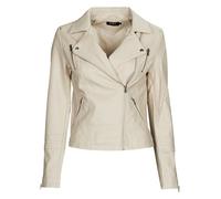 Only Cream Gemma Faux Leather Biker