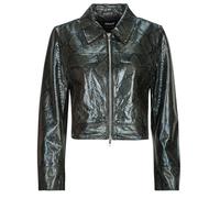 Only Leather jacket ONLPARIS SNAKE in Black EU L