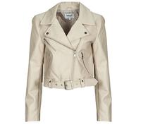 Only Leather jacket ONLVERA in Beige EU XL