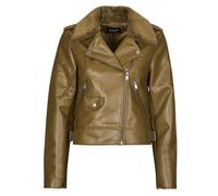 Only Leather jacket ONLVILHELMA in Brown EU L