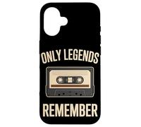 Only Legends Remember Retro Cassette Tape Case for iPhone 16
