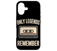Only Legends Remember Retro Cassette Tape Case for iPhone 17